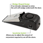 120dB Mini Wireless Vibration Alarm Door Stop - ZOICOO