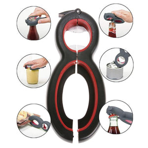 6 in 1 Multi Function Can Beer Bottle Opener - ZOICOO